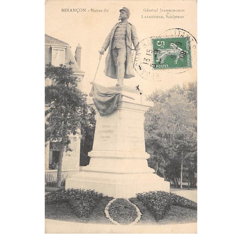 BESANCON - Statue du Général Jeanningros - très bon état BESANCON - Statue du Général Jeanningros - très bon état