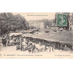 BESANCON - Place de la Révolution - Le Marché - très bon état