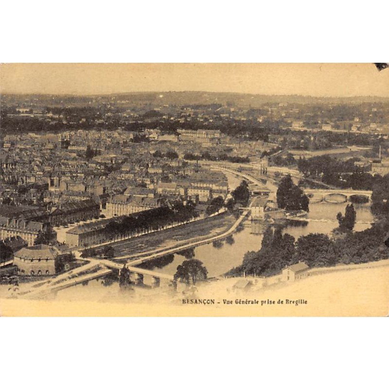 BESANCON - Vue générale prise de Bregille - très bon état BESANCON - Vue générale prise de Bregille - très bon état