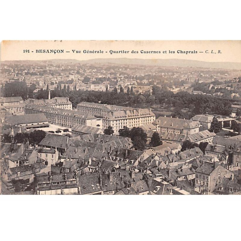 BESANCON - Vue générale - Quartier des Casernes et les Chaprais - très bon état BESANCON - Vue générale - Quartier des Casernes et les Chaprais - très bon état