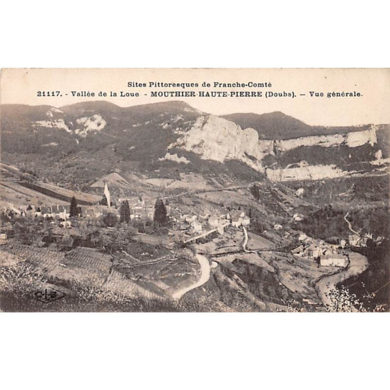 MOUTHIER HAUTE PIERRE - Vue générale - très bon état