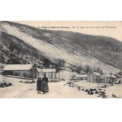 La Neige au Ballon de Servance - Sur la route en hiver près de SAINT ANTOINE - très bon état