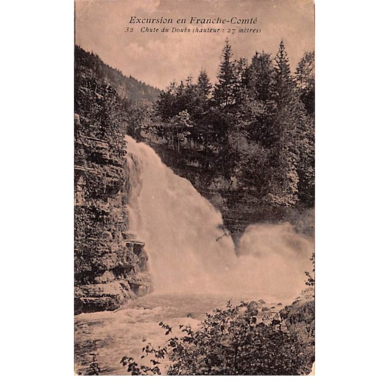Excursion en Frache Comté - Chute du Doubs - très bon état