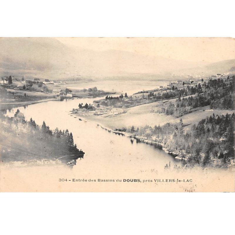 Entrée des Bassins du DOUBS près VILLERS LE LAC - très bon état