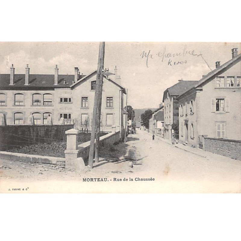 MORTEAU - Rue de la Chaussée - très bon état