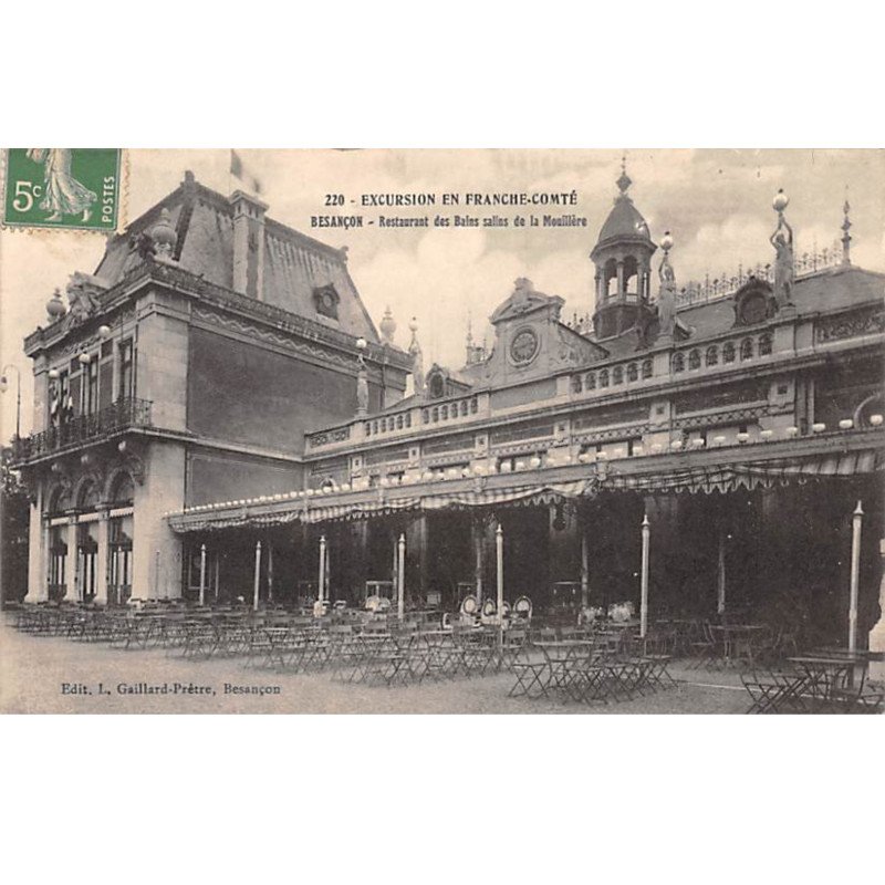 BESANCON - Restaurant des Bains salins de la Mouillère - très bon état BESANCON - Restaurant des Bains salins de la Mouillère - très bon état