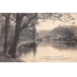 BESANCON - Vue prise de Micaud - Le Doubs et la Citadelle - très bon état