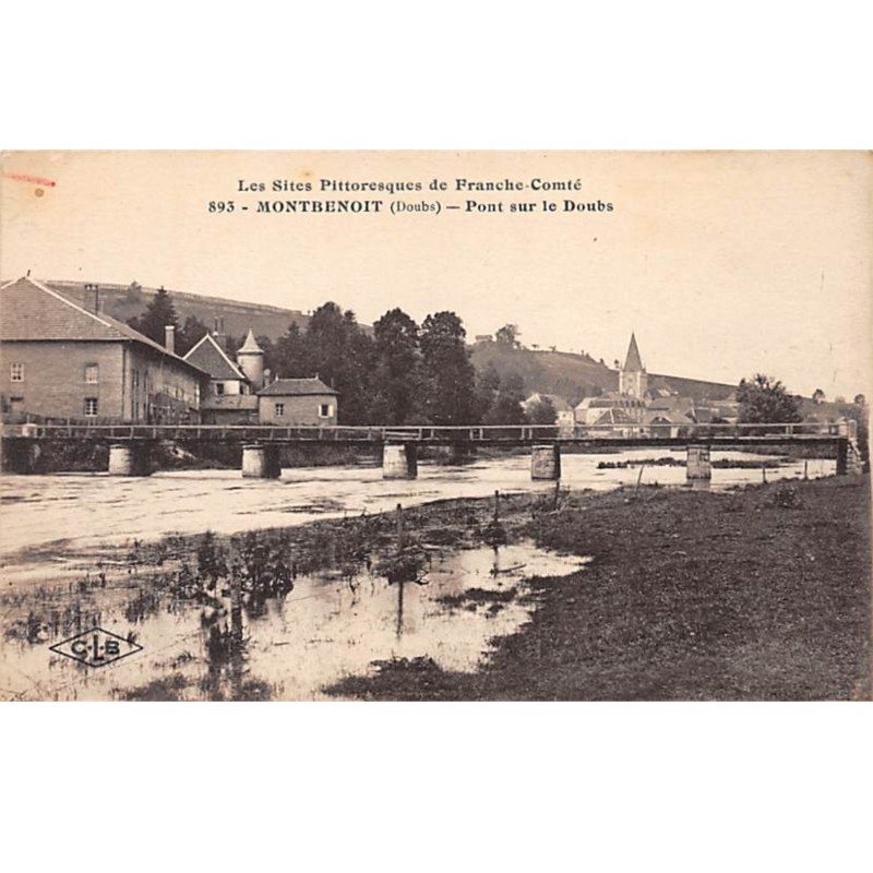 MONTBENOIT - Pont sur le Doubs - très bon état