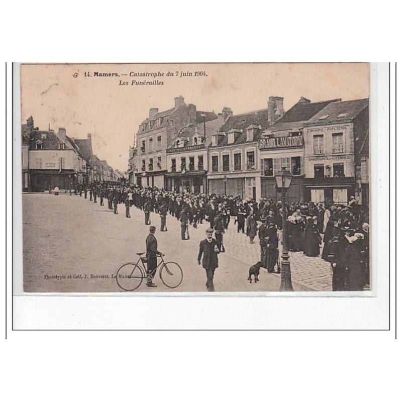MAMERS - Catastrophe du 7 juin 1904 - Les Funérailles - très bon état