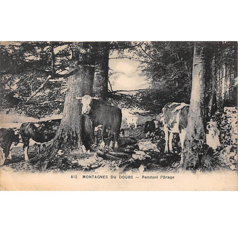 Montagnes du Doubs - Pendant l'Orage - très bon état