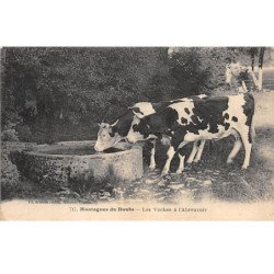 Montagnes du Doubs - Les Vaches à l'Abreuvoir - très bon état
