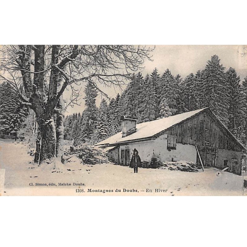 Montagnes du Doubs - En Hiver - très bon état