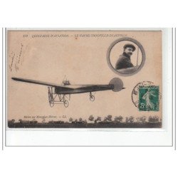 QUINZAINE D'AVIATION - LE HAVRE - DEAUVILLE - TROUVILLE - Molon sur Monoplan Blériot - très bon état