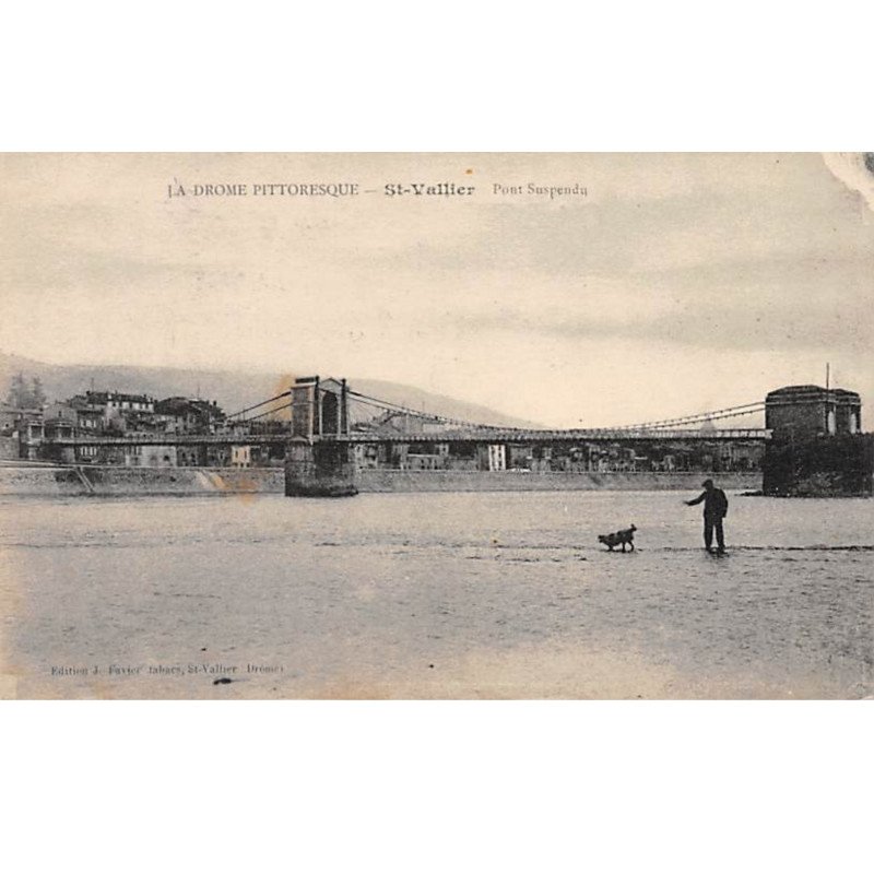 SAINT VALLIER - Pont suspendu - très bon état