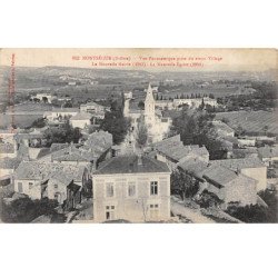 MONTSEGUR - Vue panoramique prise du vieux Village - très bon état