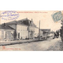 LA BEGUDE DE MAZENC - L'Hôtel de Ville et les Ecoles - très bon état