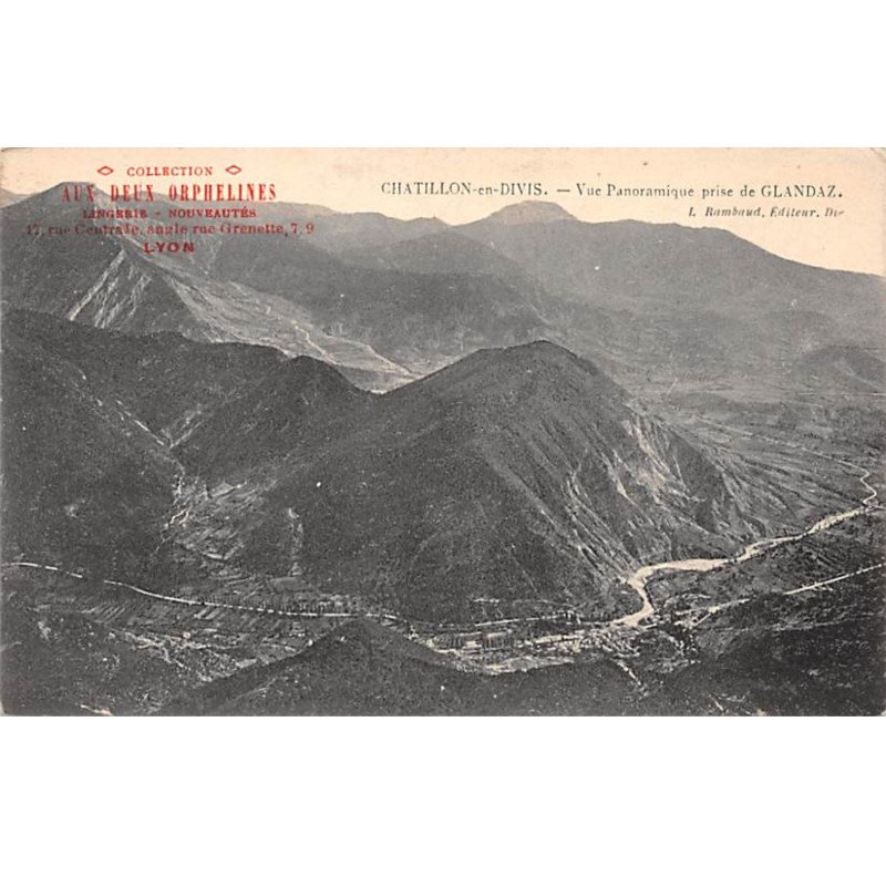 CHATILLON EN DIVIS - Vue panoramique prise de GLANDAZ - très bon état