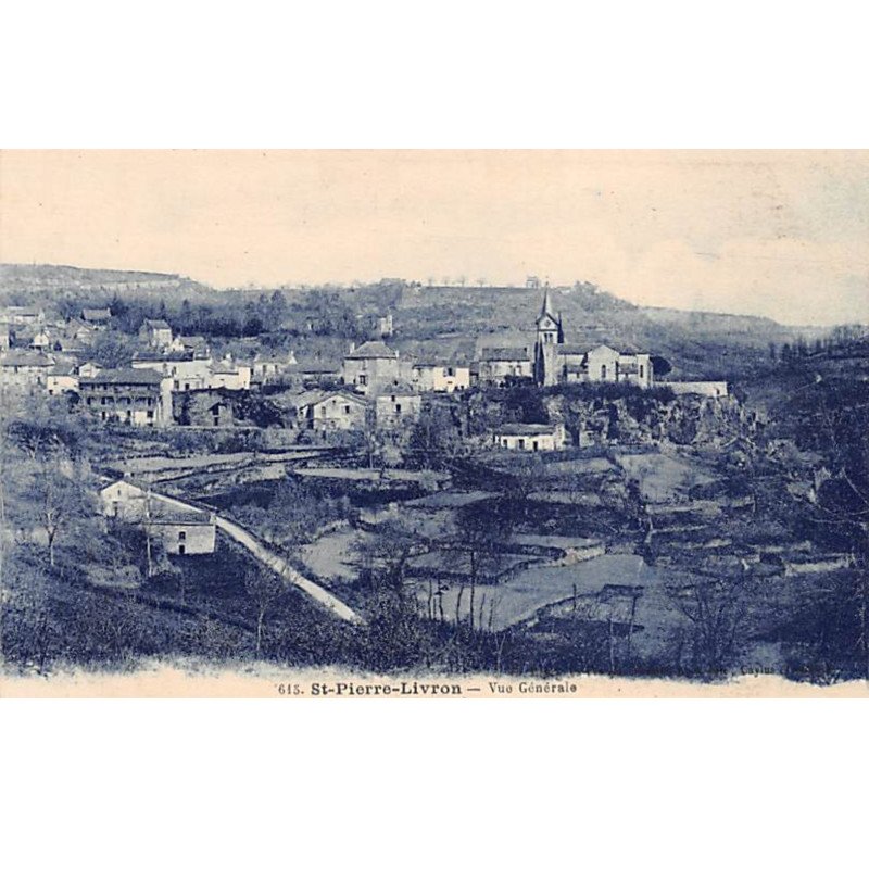 SAINT PIERRE LIVRON - Vue générale - très bon état