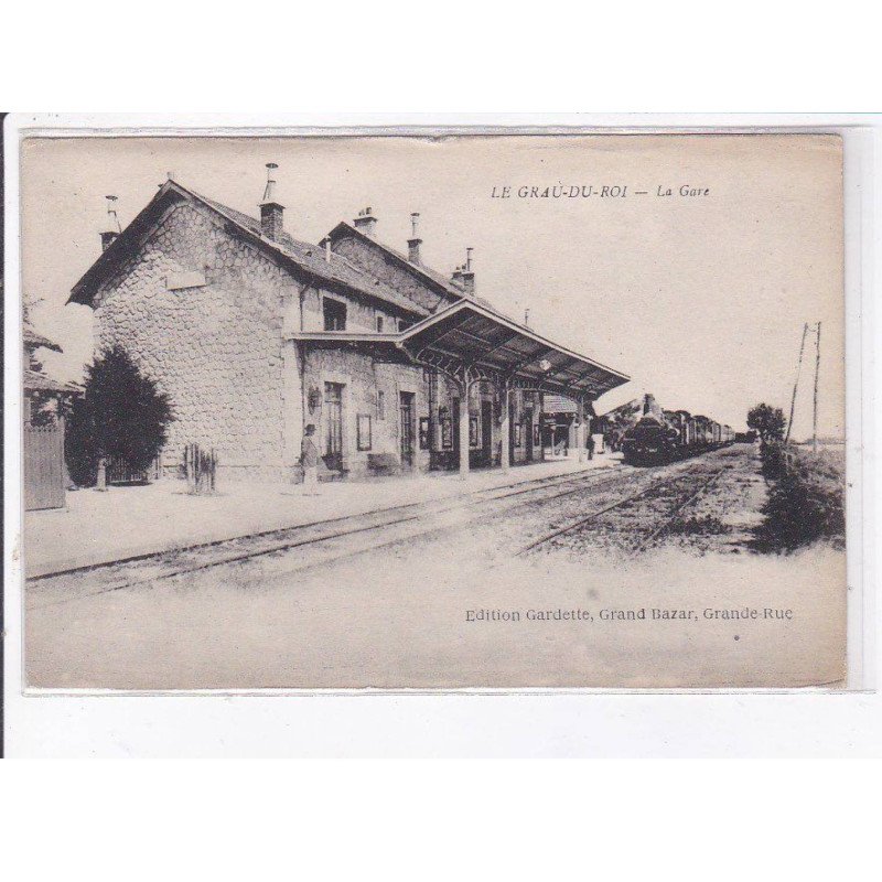 SOMMIERES: inondation 1907, quartier du pont, porte enfoncée par des poteaux - très bon état