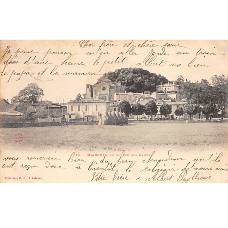 CHABEUIL vu du Pré des Dames - très bon état