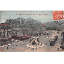 VALENCE - Panorama de la Place de la République - très bon état