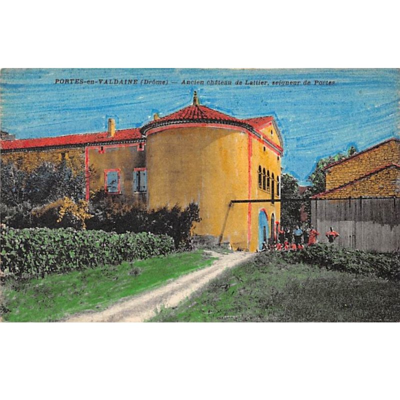 PORTE EN VALDAINE - Ancien Château de Lattier - très bon état