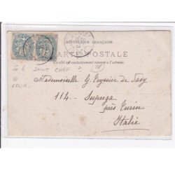 SAINT CHEF : carte photo du village en 1904 - très bon état