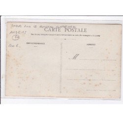 A LOCALISER : carte photo d'un roulleau compresseur (fabriqué à Angers) - très bon état