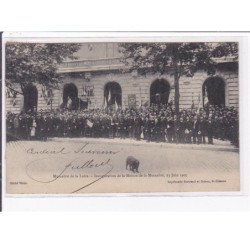 SAINT ETIENNE : lot de 2 cartes postales - autographe - politique - fête de la Mutualité - très bon état