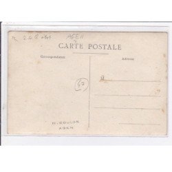 AGEN : carte photo d'une boucherie (Photo Coulon) - bon état