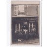 NEVERS : carte photo du salon de coiffure RIBIERE - très bon état