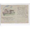 Carte dessinée à la main : la commanderie du Mas-Dieu en 1902 - état