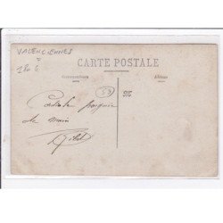 VALENCIENNES : carte photo du lavatory RIBET (coiffeur - parfumeur) - très bon état