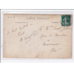 A LOCALISER : carte photo d'un attelage (agriculture - materiel agricole)(église) (cachet du 62) - très bon état