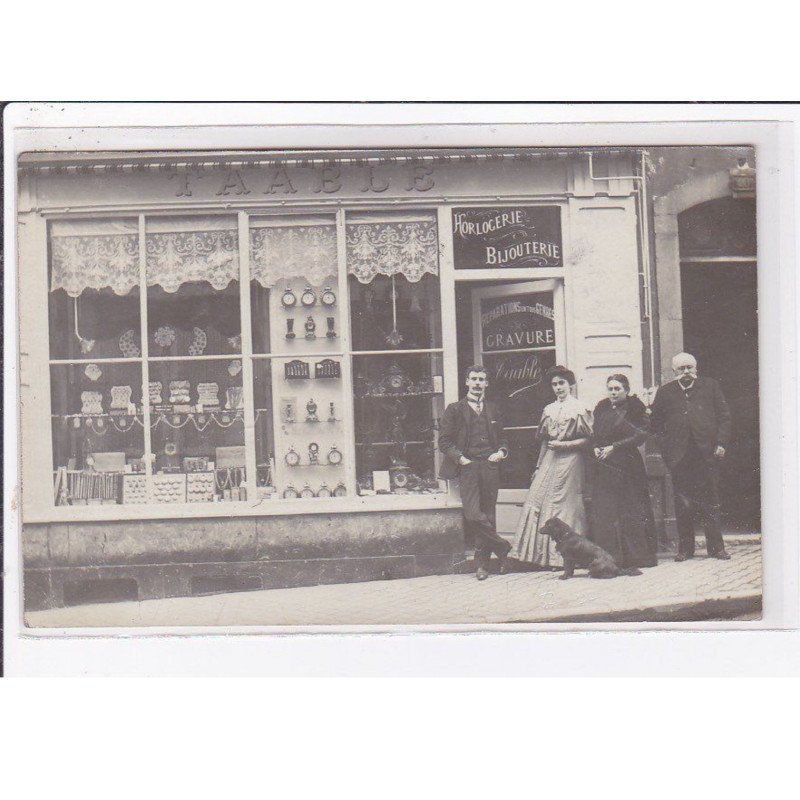 PAU : carte photo de l'horlogerie - bijouterie TAABLE (rue des Cordeliers) - très bon état