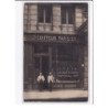 LYON : carte photo du salon de coiffure " Coiffeur parisien" (coiffeur) - bon état (adhérence au dos)