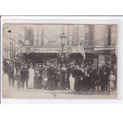 PARIS 3ème : carte photo du café (Chope de l'ours Martin") - état