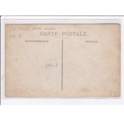 PARIS 3ème : carte photo du magasin de tentes et stores FABRE au 25 rue aux Ours - très bon état