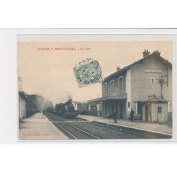 COUDRAY MONTCEAUX - La gare - très bon état