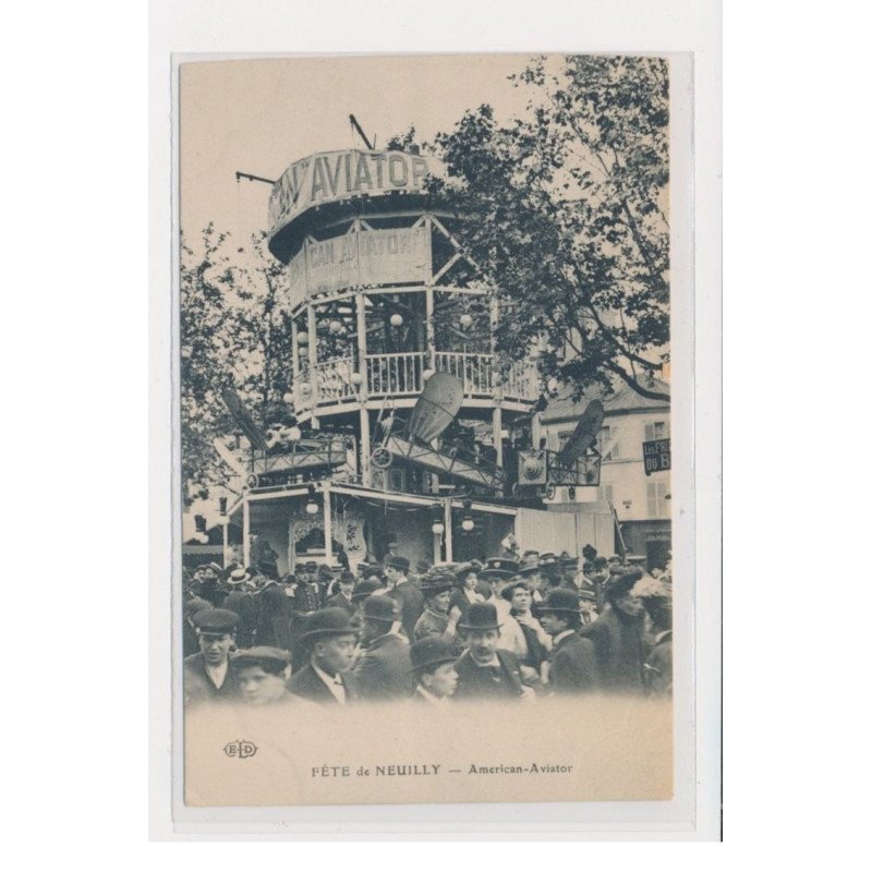 NEUILLY SUR SEINE - fête de Neuilly - American aviator - très bon état NEUILLY SUR SEINE - fête de Neuilly - American aviator - très bon état