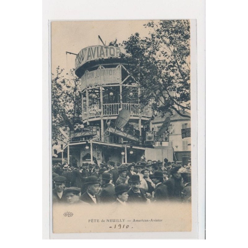NEUILLY SUR SEINE - fête de Neuilly - American aviator - très bon état
