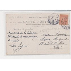 PARIS - Léon Sapin, libraire, 3 rue Bonaparte - autographe - 75006 - état
