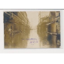 PARIS - Carte photo - Inondations 1910 - rue Jean Nicot - 75007 - très bon état