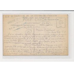 PARIS - Carte photo - Caserne de la nouvelle France - 82 rue du Faubourg Poissonnière - 75010 - très bon état