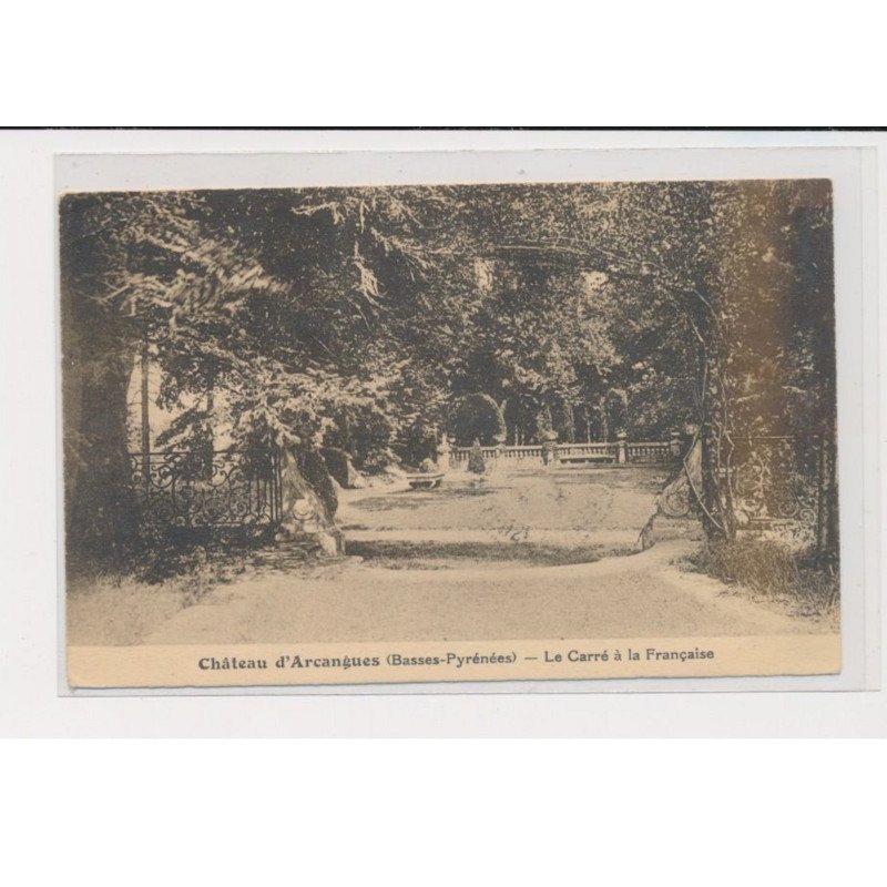 BIARRITZ - Château d'Arcangues - Le Carré à la Française - très bon état
