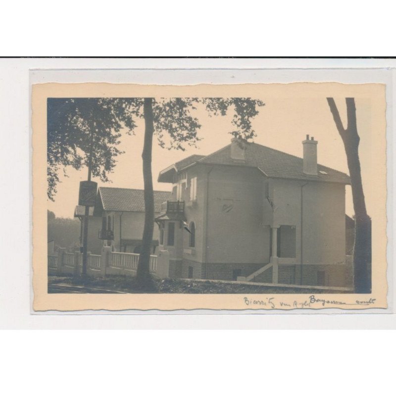 BIARRITZ - Carte Photo - Villa Liberta - Côté Anglet - très bon état