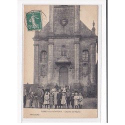 PAREY-sous-MONFORT : L'entrée de l'église - très bon état