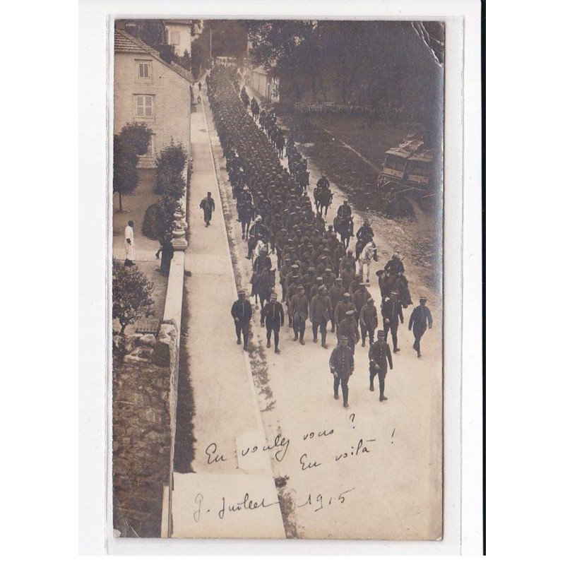 GERARDMER ou REMIREMONT : Militaires, Guerre 1915, Prisonniers Allemands - état