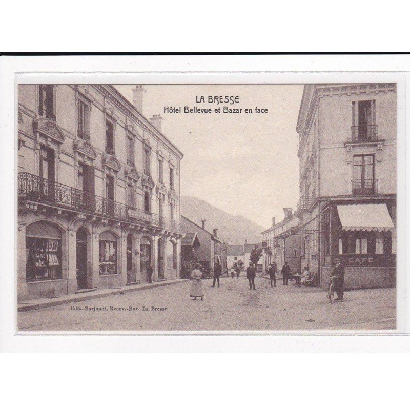 LA BRESSE : Hôtel Bellevue et Bazar en face - très bon état