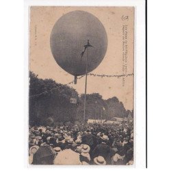 SENS : Les Fêtes de Sens (Juin 1908), Départ du Ballon monté - état